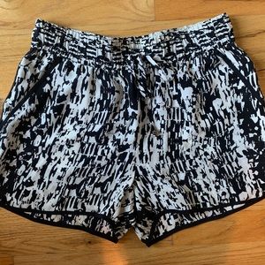 Intermix silk mini shorts